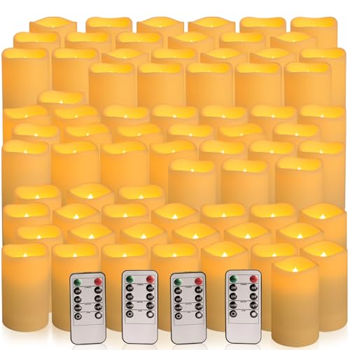 72 Pack Realistic Flameless LED Candle (72 Count)