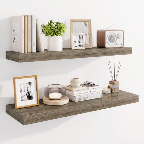 32" Floating Shelves for Wall (2 Count)