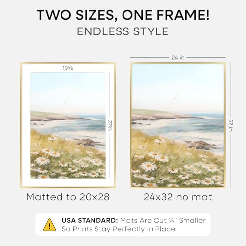 24x32 Gold Poster Frame