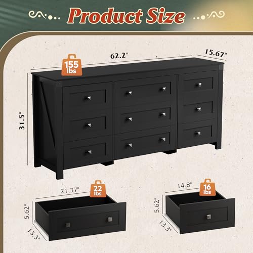 Farmhouse Dresser for Bedroom