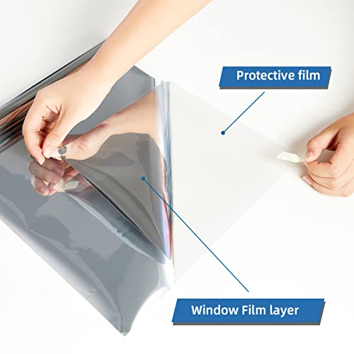 One Way Window Privacy Film with Tools (12.78 Sq Ft)