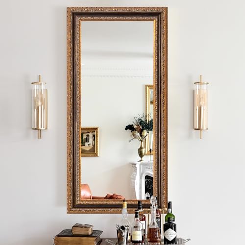 Narrow Vintage Wall Mirror