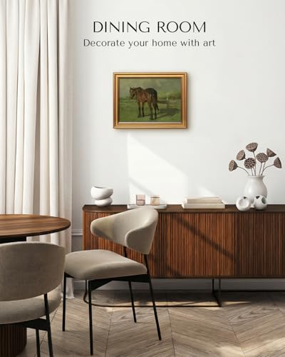 Vintage Gold Framed Wall Art for Living Room