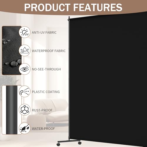6*6FT Single Panel Room Divider