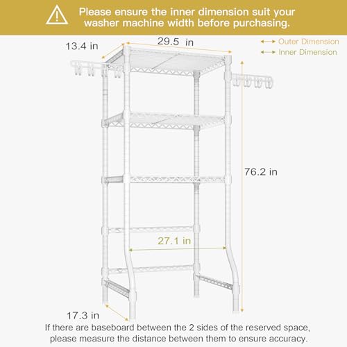 U8 Mini Laundry Room Storage Organizer (3 Count)