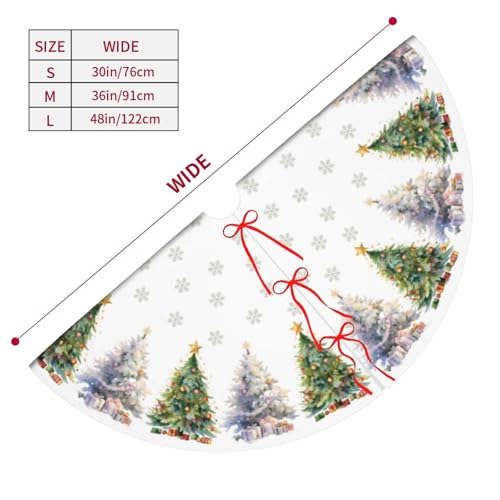 Custom Family Tree Christmas Tree Skirt with Name
