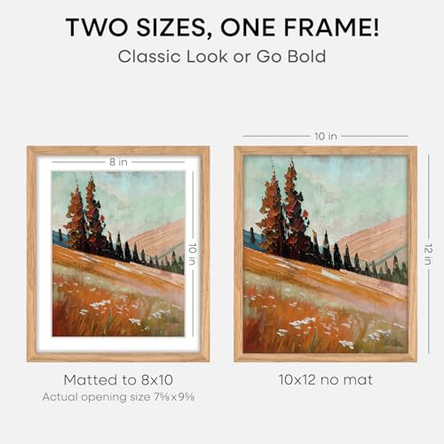 10x12 Natural Oak Picture Frame (3 Count)