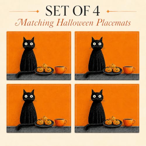 Halloween Placemats Set of 4 (4 Count)