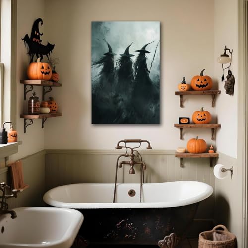 Gothic Witchs Horror Halloween Wall Art