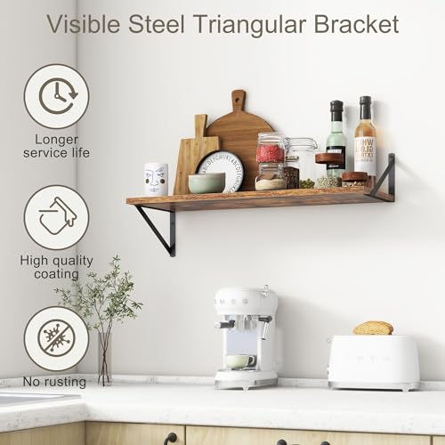 12 Inch Deep Floating Shelves (2 Count)