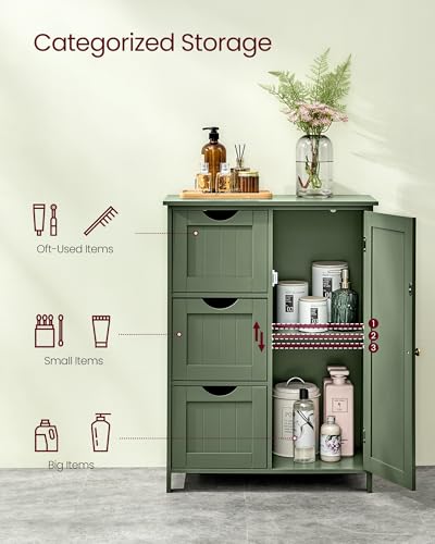 Bathroom Floor Storage Cabinet