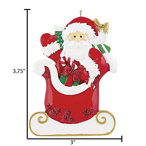 Personalized Santa Claus Ornaments 2026
