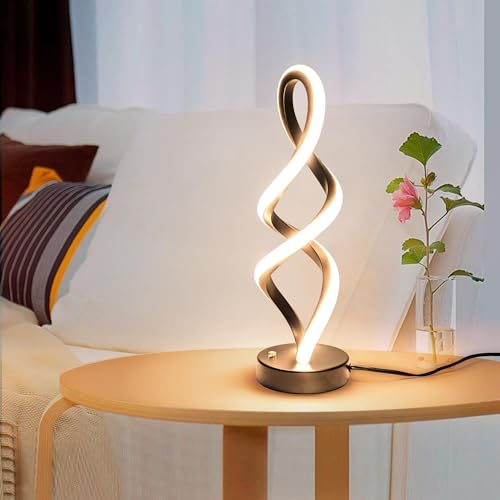 Modern Spiral LED RGB Table Lamp