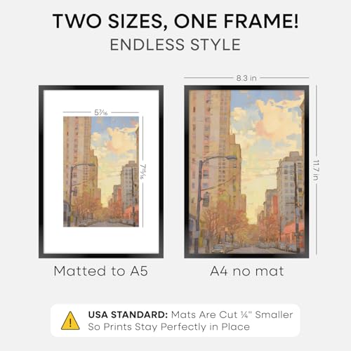 A4 Black Picture Frame