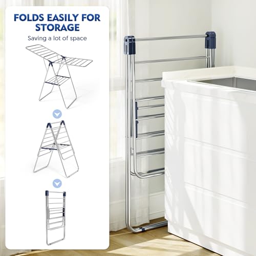 Large Stainless Steel Clothes Drying Rack