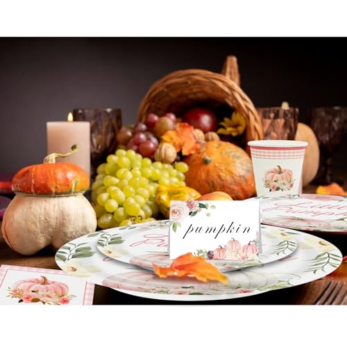 Pumpkin Party Supplies Tableware Set (24 Count)