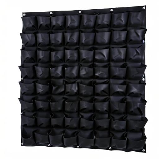 64 Pockets Wall Planter Breathable Vertical Garden Planter Grow Bag
