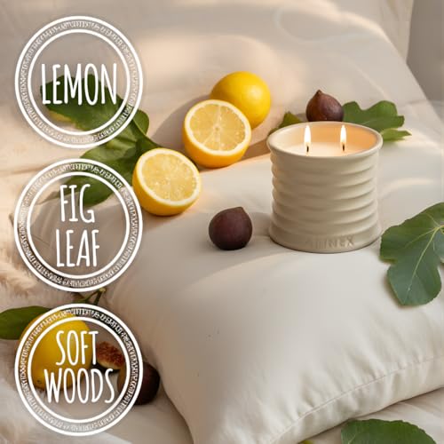 Fig Leaf & Lemon Luxury Strong Scented Candle