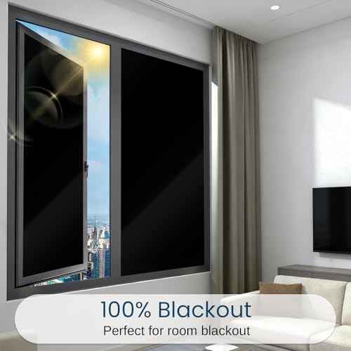 Blackout Window Privacy Film with Tools (37.72 Sq Ft)