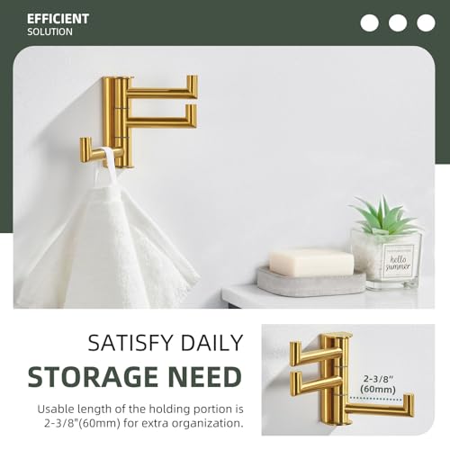 Swivel Towel Hook for Bathroom