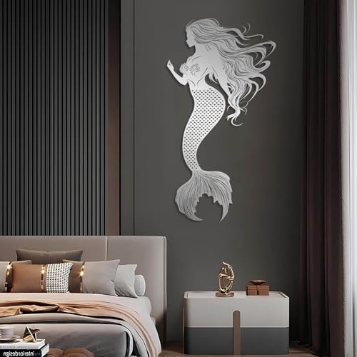 Metal Mermaid Wall Decor