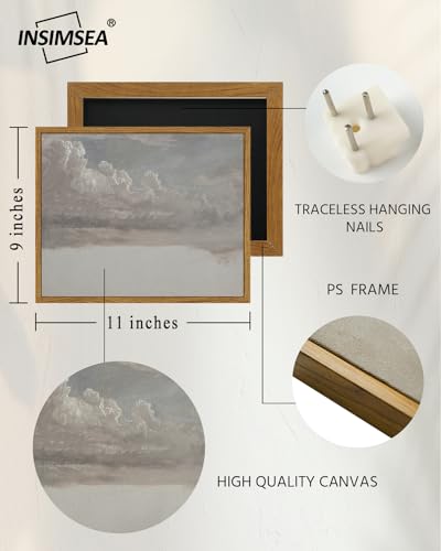 Framed Canvas Wall Art Vintage Decor
