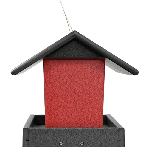 Poly Hanging Hopper Bird Feeder