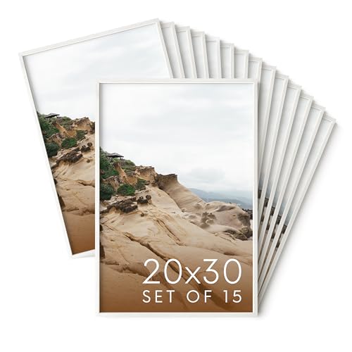 White Oak Wood 20x30 Picture Frames