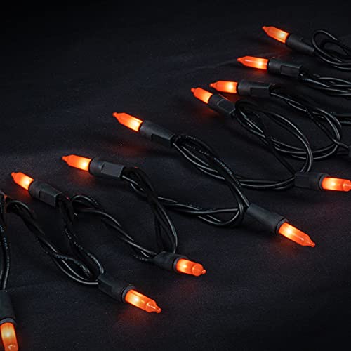 Orange Halloween Mini Lights