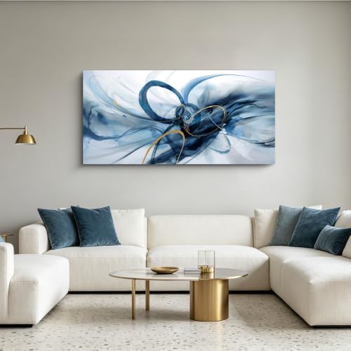Abstract Wall Art for Living Room Canvas Decor 24x48 Inches