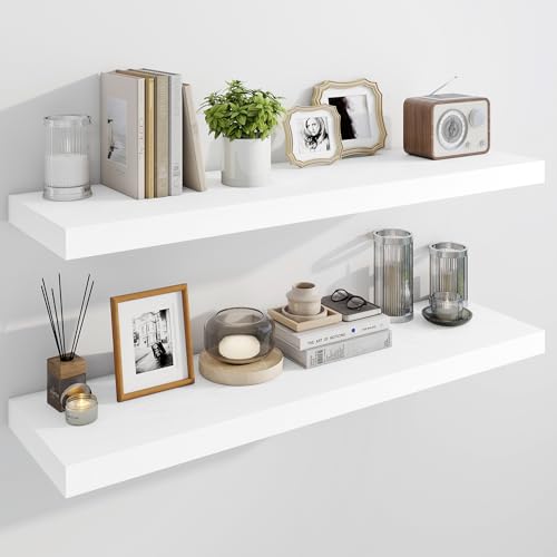 40" Floating Shelves for Wall (2 Count)