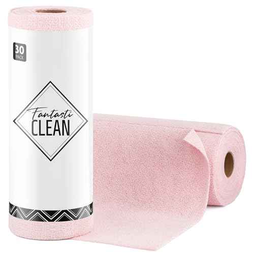 Microfiber Cleaning Cloth Roll (30 Count)
