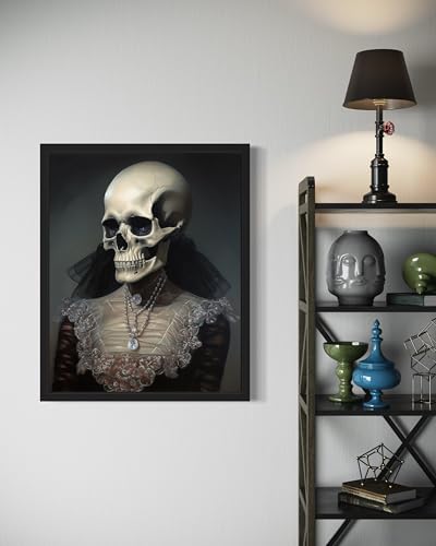 Female Skull Poster Art Print