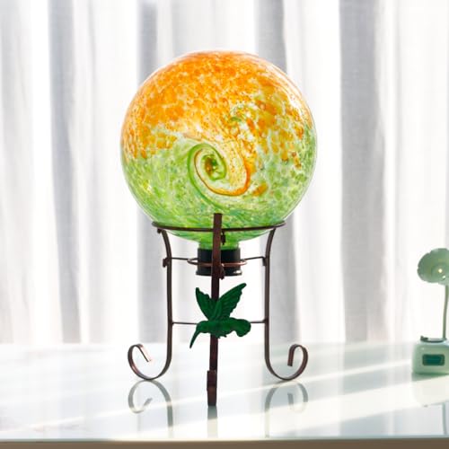 10" Diameter Garden Gazing Balls with Metal Stand