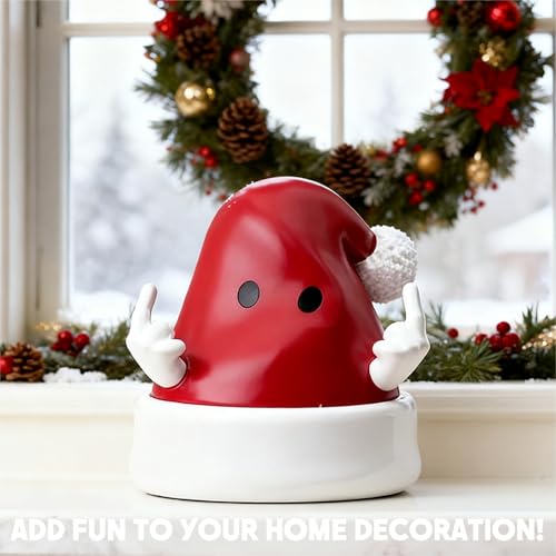 Christmas Santa Hat Figurine
