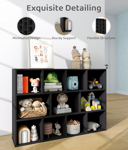 11 Cube Kids Toy Storage Organizer with Kids Shelf