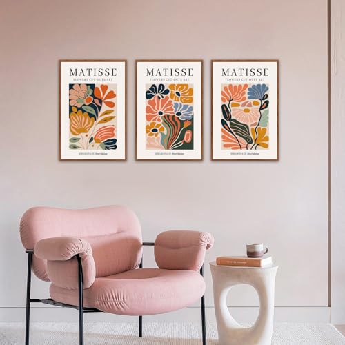 Framed Boho Neutral Canvas Wall Art