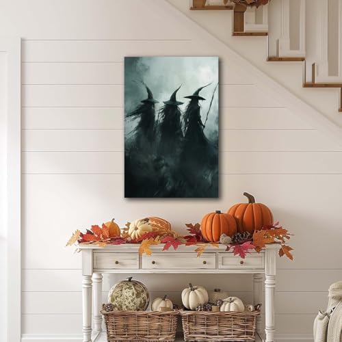 Gothic Witchs Horror Halloween Wall Art