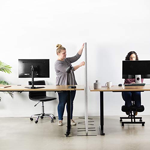 Gray Freestanding 24 x 66 inch Privacy Panel