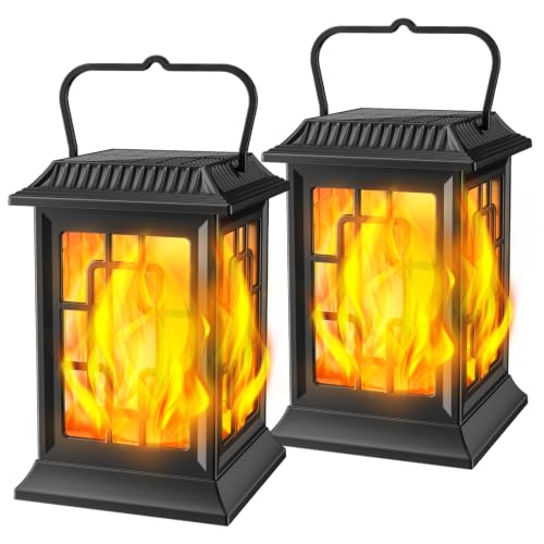 Flickering Solar Lantern Outdoor (2 Count)