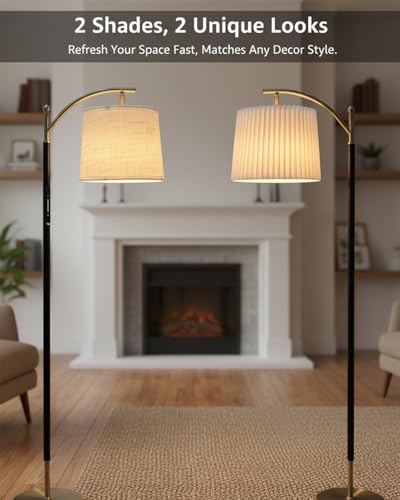 Floor Lamp with Remote for Living Room