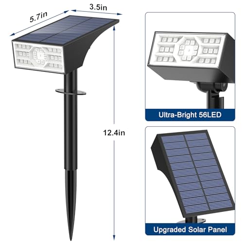Solar Color Changing RGB Spot Lights Outdoor (6 Count)