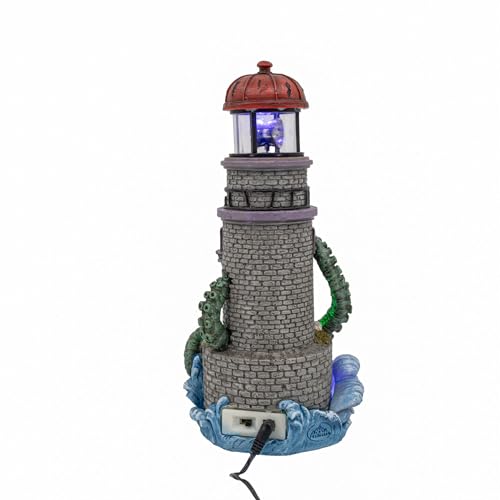 Lighthouse Attack Kraken Theme Spooky Halloween Village Multi
