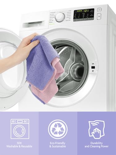 Microfiber Cleaning Cloth Roll (40 Count)