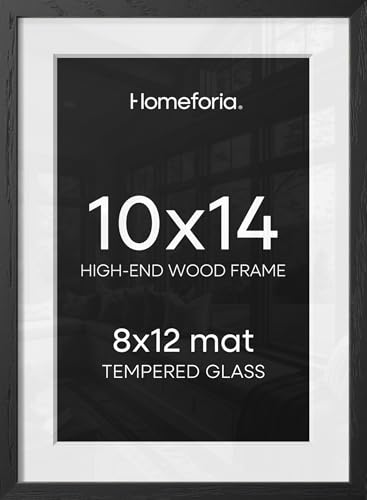 10x14 Black Oak Picture Frame
