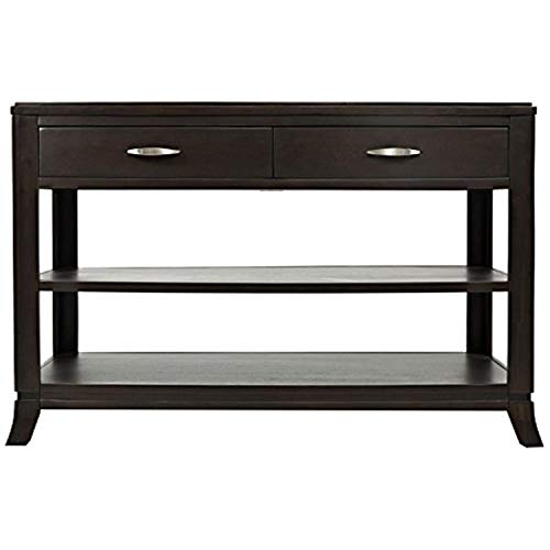 Jofran: , Downtown, Sofa/Media Table, 50"W X 19"D X 32"H, Dark Merlot Finish, (Set of 1)