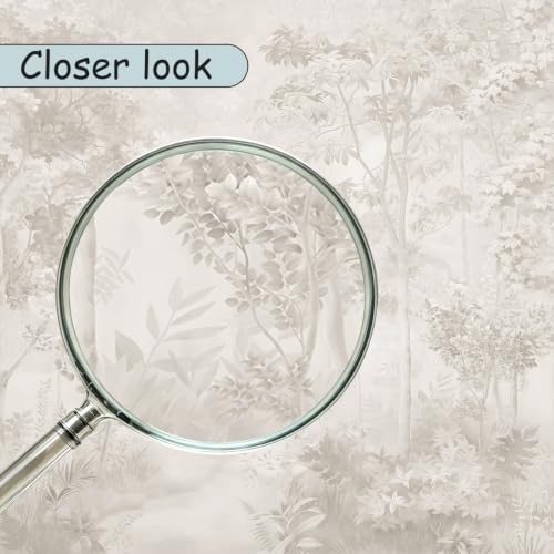 Neutral Forest Peel and Stick Wallpaper Jungle Landscape Mural