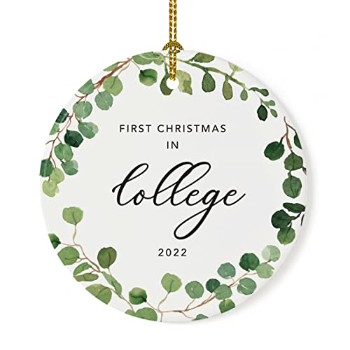 Custom Year Round Ceramic Porcelain Christmas Tree Ornament Keepsake Collectible Gift