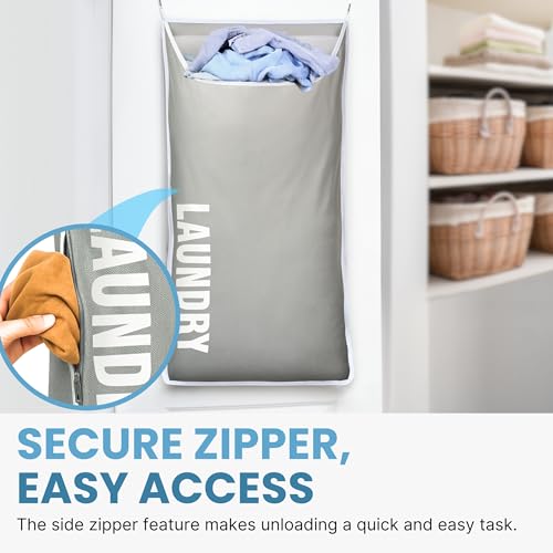 Hanging Laundry Hamper Bag XL 40x22"