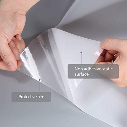 White Frosted Glass Window Privacy Film (19.175 Sq Ft)